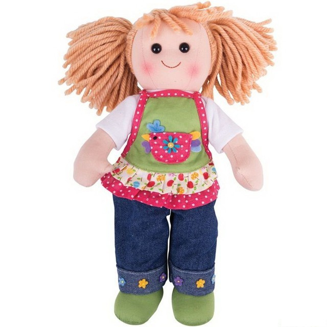 Panenka hadrová - 34cm, Sophia (Bigjigs)