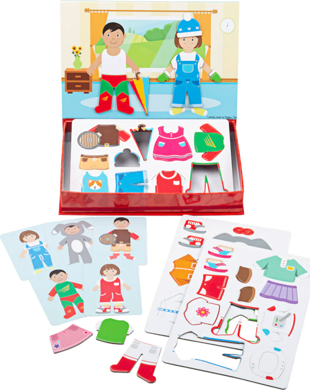 Bigjigs Toys Magnetické oblékací puzzle Šaty
