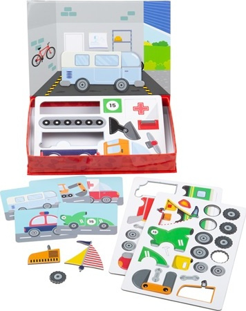 Bigjigs Toys Magnetické puzzle Mechanik