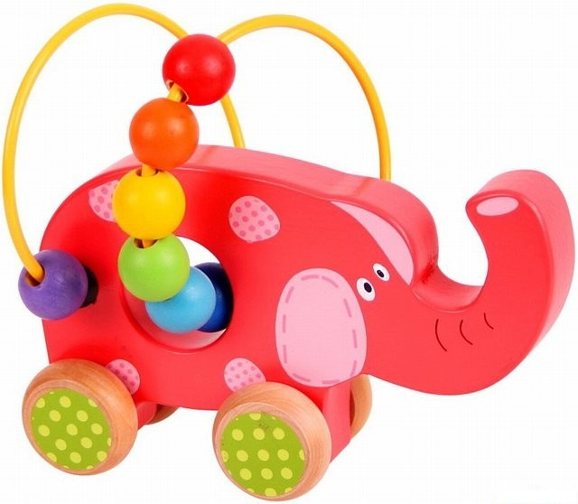 Bigjigs Baby Motorický labyrint slon