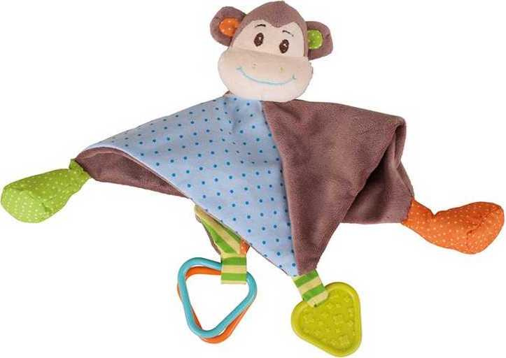 Bigjigs Toys Bigjigs Baby Textilní usínáček opička Cheeky