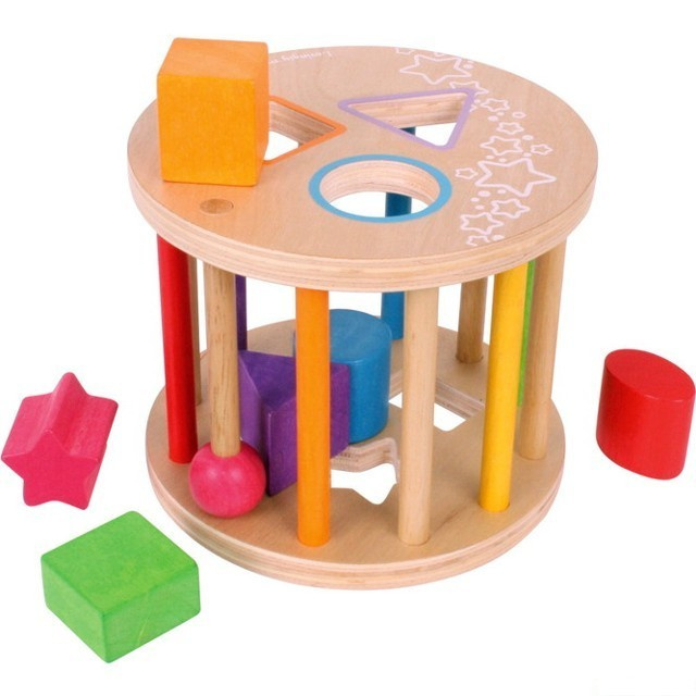 Bigjigs Baby Válec s tvary