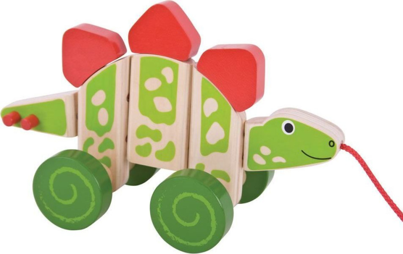 Bigjigs Baby Tahací dinosaurus