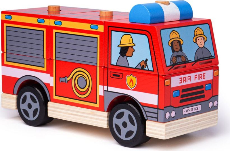 Bigjigs Baby Nasazování hasiči