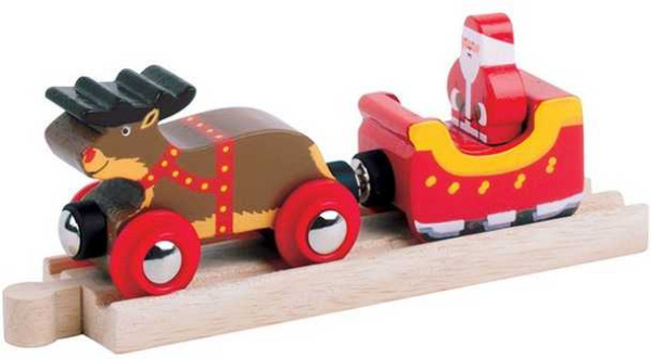 Bigjigs Rail Santovo spřežení + kolej