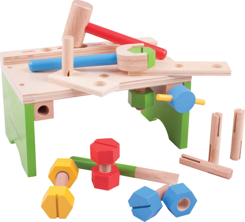 Bigjigs Toys Ponk s nářadím a zatloukačka