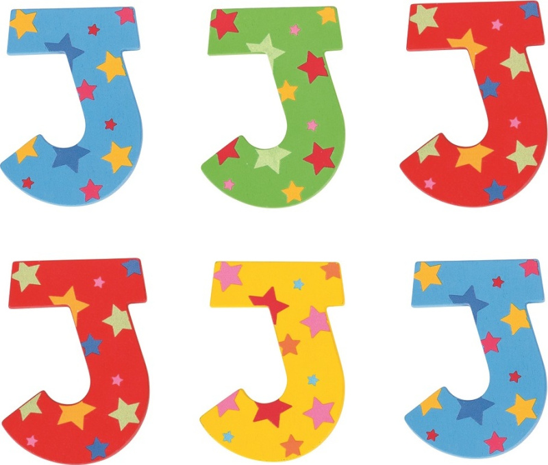 Bigjigs Toys Hvězdičkové písmenko J
