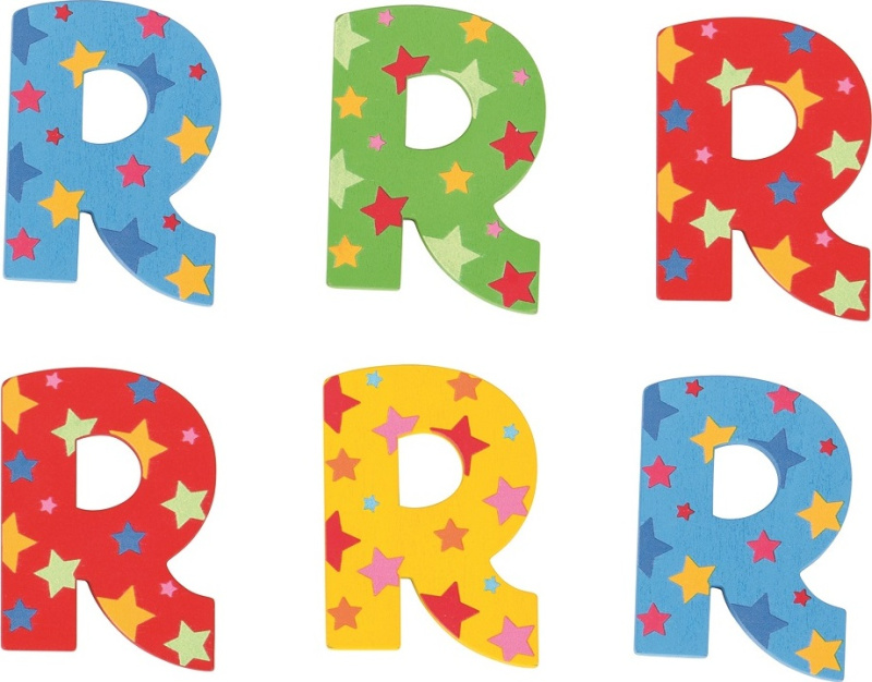 Bigjigs Toys Hvězdičkové písmenko R