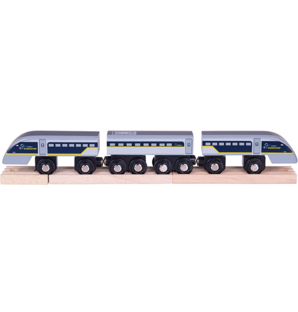 Bigjigs Rail Rychlík Eurostar E320 + 3 koleje