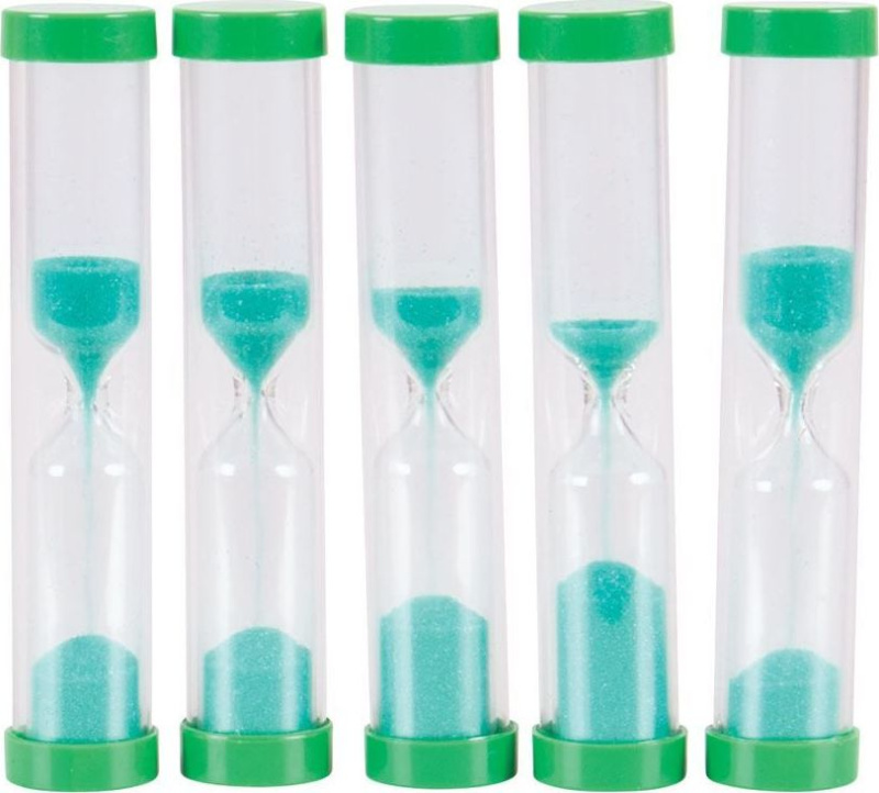 Bigjigs Toys Přesýpací hodiny 1 minuta 1 ks zelené
