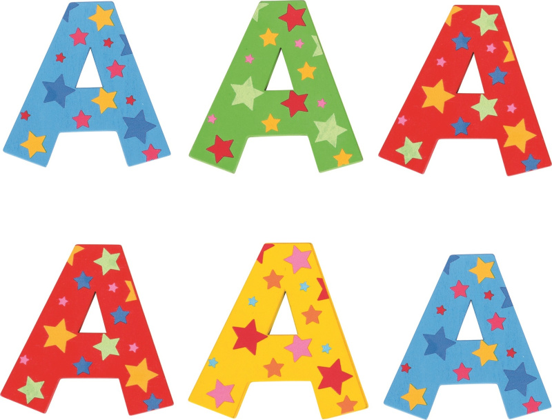 Bigjigs Toys Hvězdičkové písmenko A