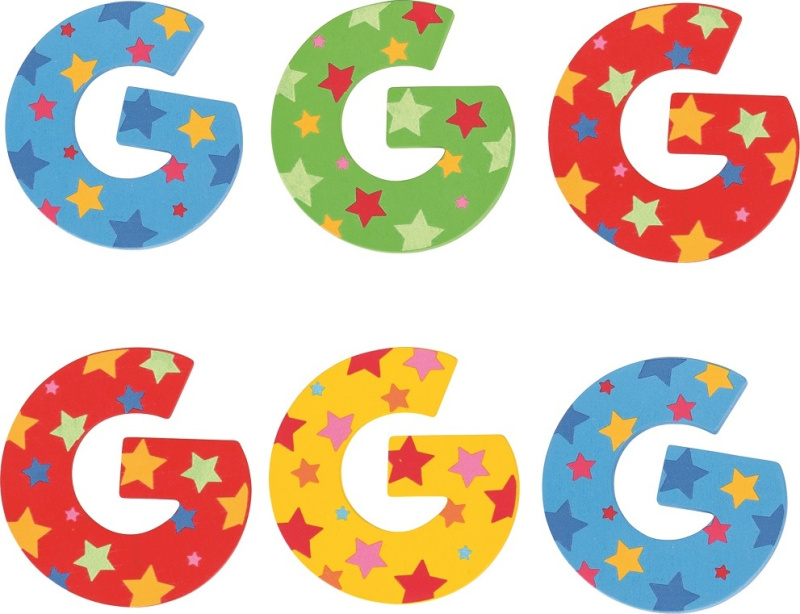 Bigjigs Toys Hvězdičkové písmenko G