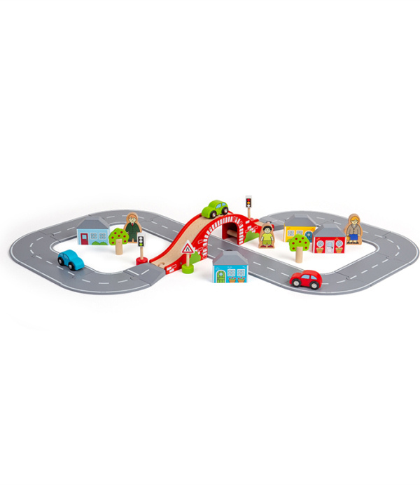 Bigjigs Rail Dřevěná silnice osmička