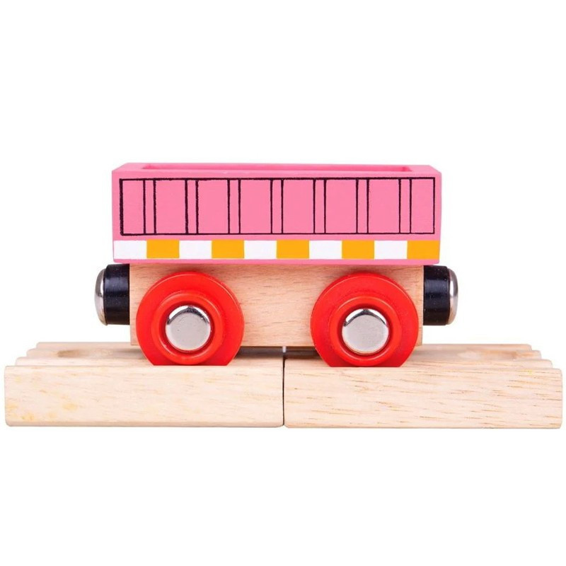 Bigjigs Rail Vagón růžový