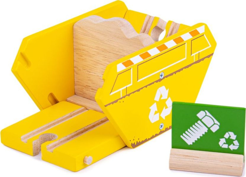 Bigjigs Rail Kontejner recyklace