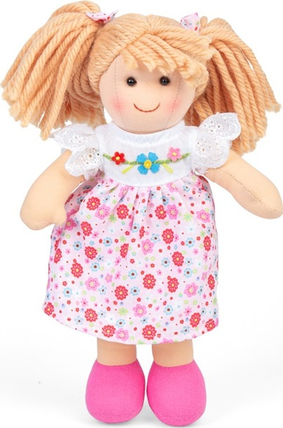 Bigjigs Toys Látková panenka Georgia - malá 25 cm