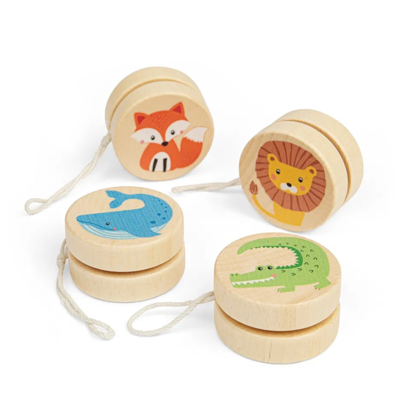 Bigjigs Toys Dřevěné jojo Velryba