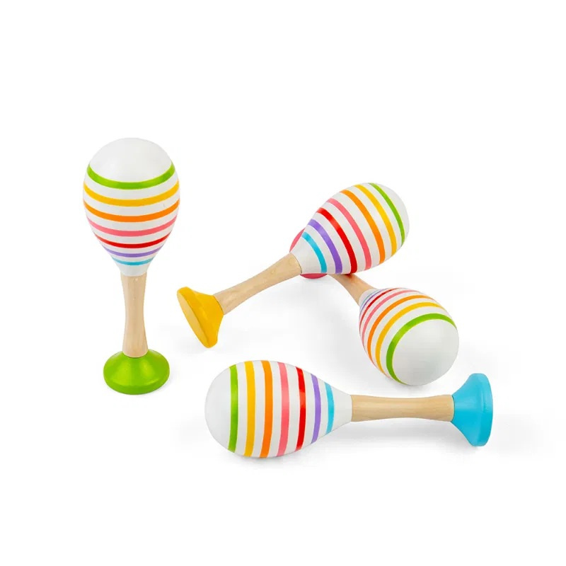 Bigjigs Toys Rumba koule sada 2 ks modrá