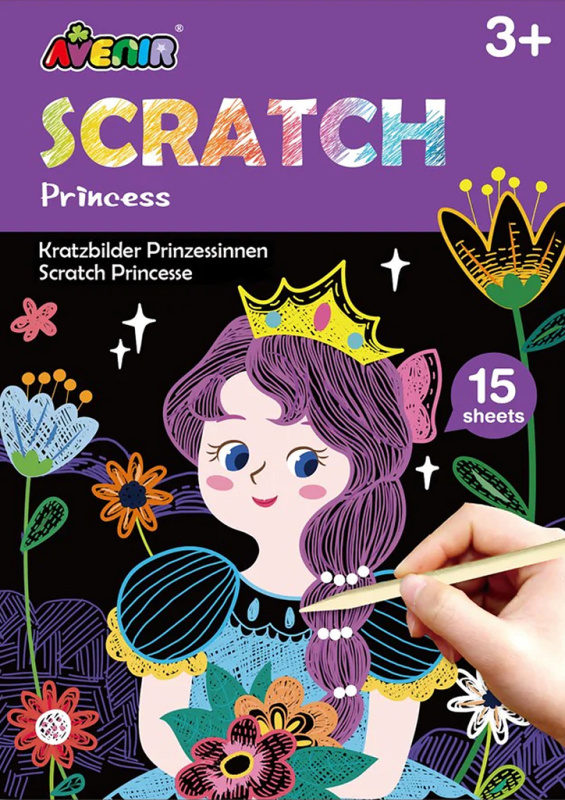 Avenir Škrabací kniha aktivit mini - Princezna JRK Kladno