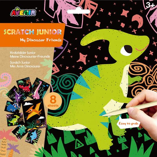 Avenir Škrabací obrázky 8 ks - Dinosauři JRK Kladno