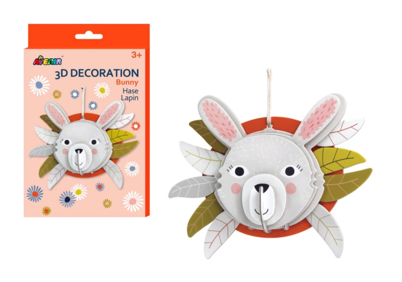 Avenir 3D dekorace na zeď - Králík JRK Kladno