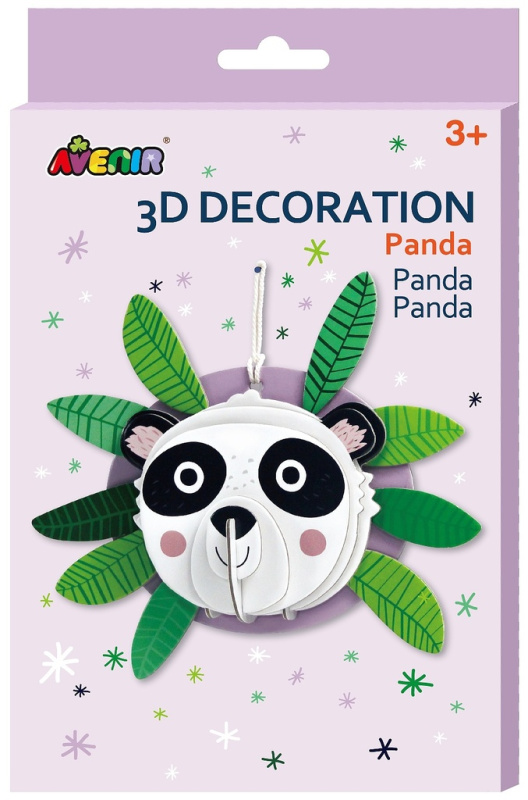 Avenir 3D dekorace na zeď - Panda JRK Kladno