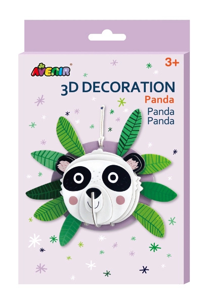 Avenir 3D dekorace na zeď - Panda JRK Kladno