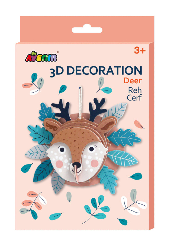 Avenir 3D dekorace na zeď - Jelen JRK Kladno