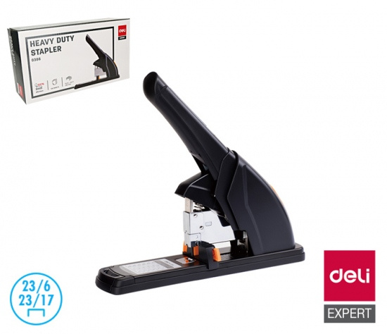 Sešívačka velkokapacitní BEZ NÁMAHY DELI E0386 DELI