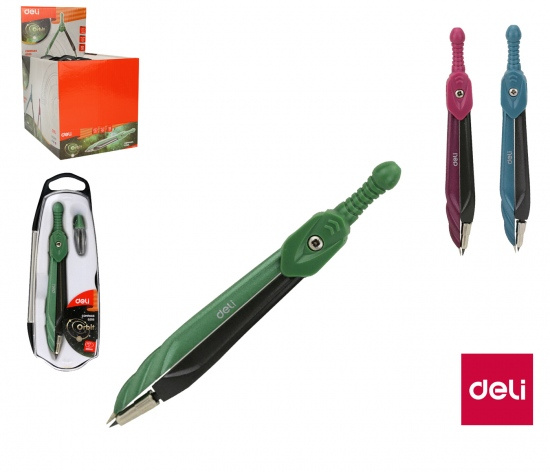 Kružítko kovové v krabičce Orbit Deli EG20502 DELI