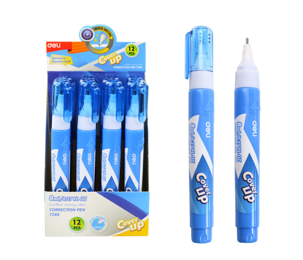 Korekční tužka - roller DELI, 8 ml