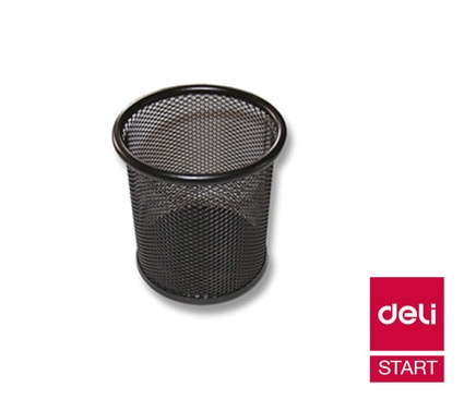 Stojánek drátěný na tužky černý DELI E9172 DELI