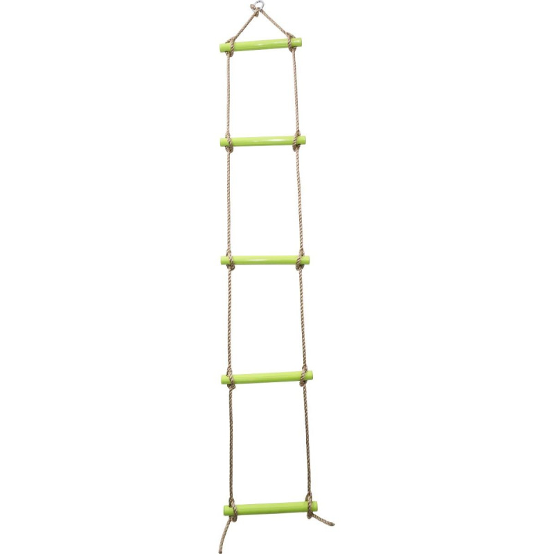 Žebřík dětský provazový závěsný 1,8m max.80kg zelený