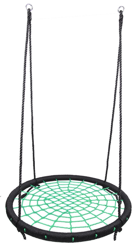 Houpací kruh síť průměr 100 cm - zelený