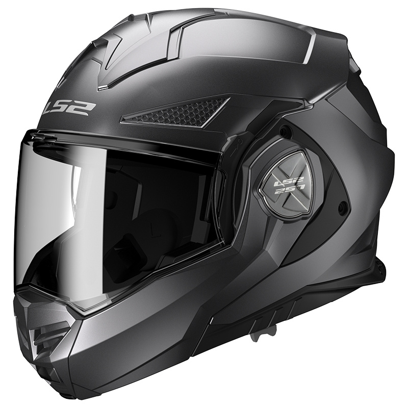 Překlopná moto přilba LS2 FF901 Advant X Solid Matt Titanium P/J L (59-60)