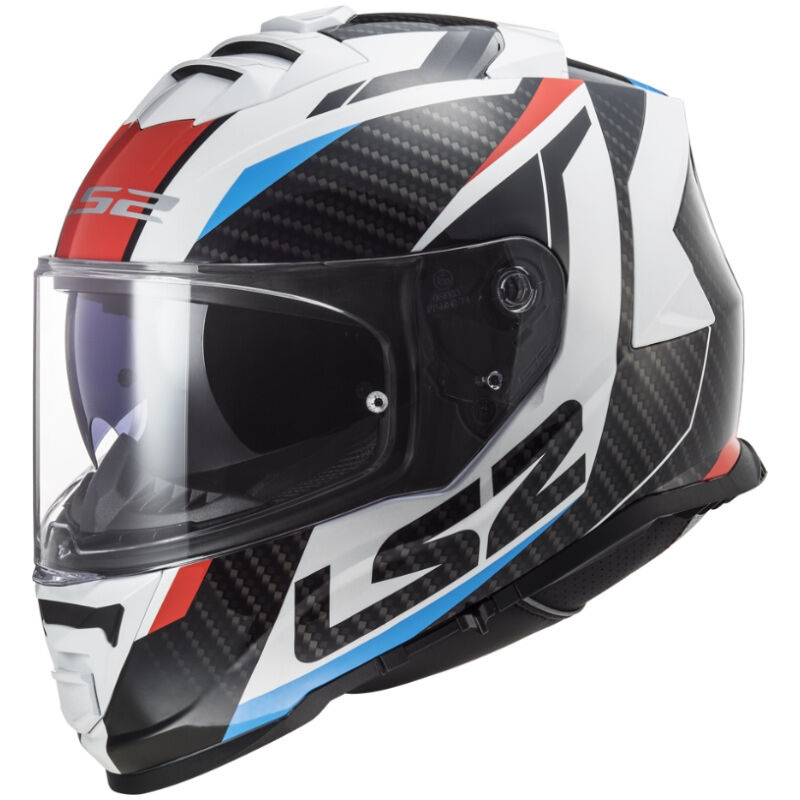 Moto helma LS2 FF800 Storm II Racer Red Blue 3XL (65-66)