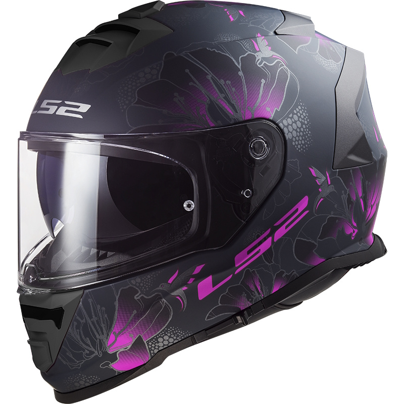 Integrální helma LS2 FF800 Storm II Burst Matt Black Pink XS (53-54)