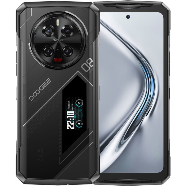 Doogee V40 Pro 5G 16GB+512GB Midnight Silver Stříbrná