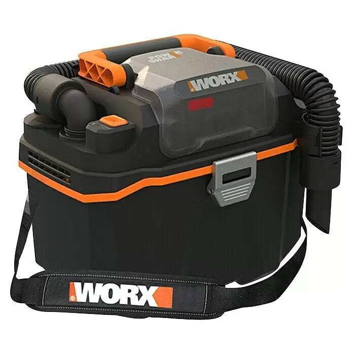 Akumulátorový dílenský mokro/suchý vysavač Worx WX031.9 / BEZ AKUMULÁTORU A NABÍJEČKY / černá/oranžová Varianta: ivi1