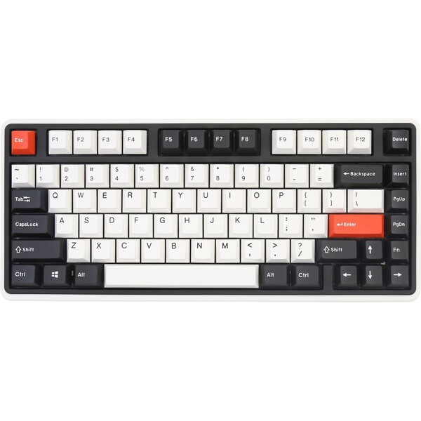 Varmilo Minilo75 Kailh Prestige Silent (US) Retro Černá/bílá