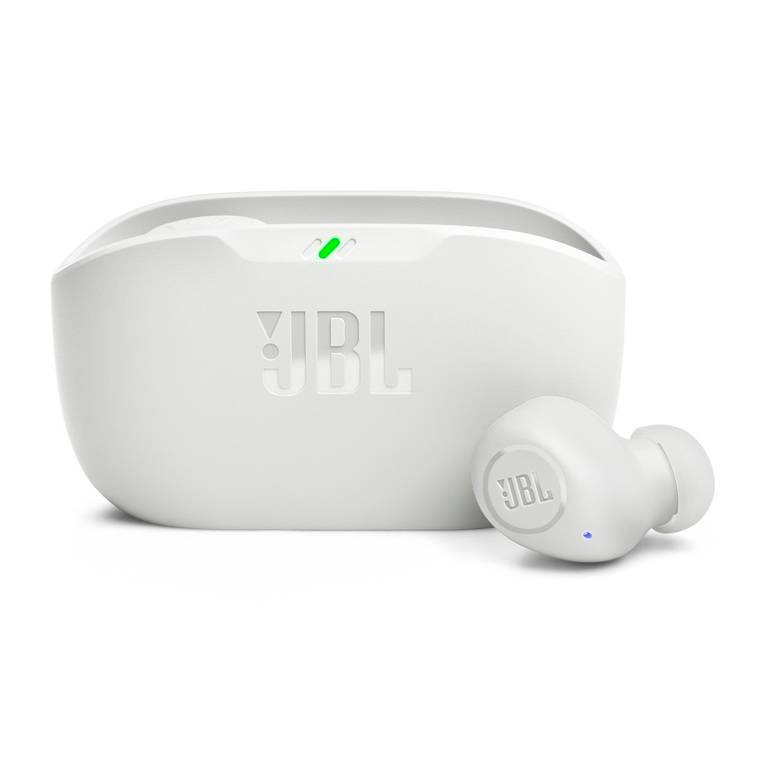 JBL Wave Buds, White Bílá
