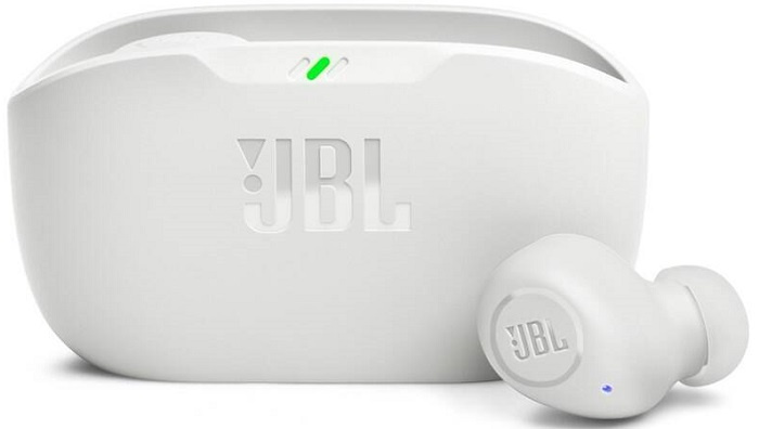 JBL Wave Buds, White Bílá