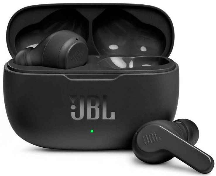 Bezdrátová sluchátka JBL Wave 200TWS - černá