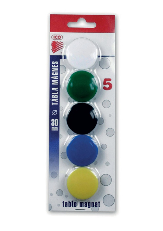 Magnety ICO 30mm, 5 ks, blistr ICO