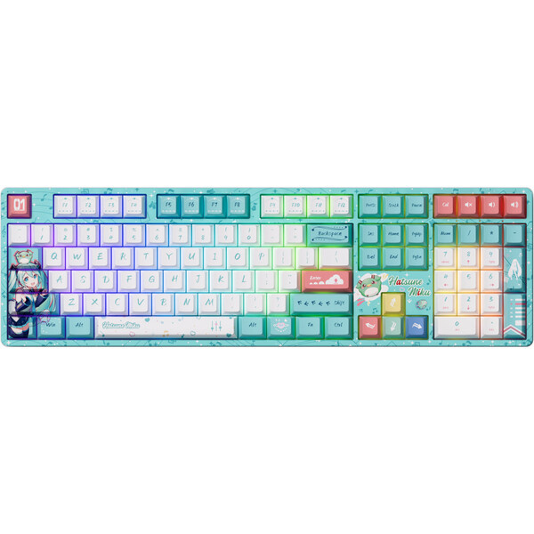 Akko x Hatsune Miku 5108B Plus 6925758629775 Zelená