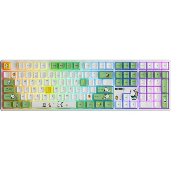 Akko x Pochacco Green 5108B Plus ANSI 6925758631679 Bílá