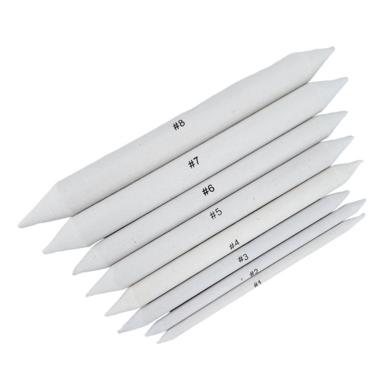 Papírová těrka Rosa sada (8ks)