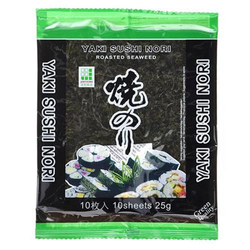 Řasy mořské 28g zelený Yaki Nori (LA CUON SUSHI)