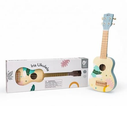 Klasické svět modré dřevěné ukulele pro děti