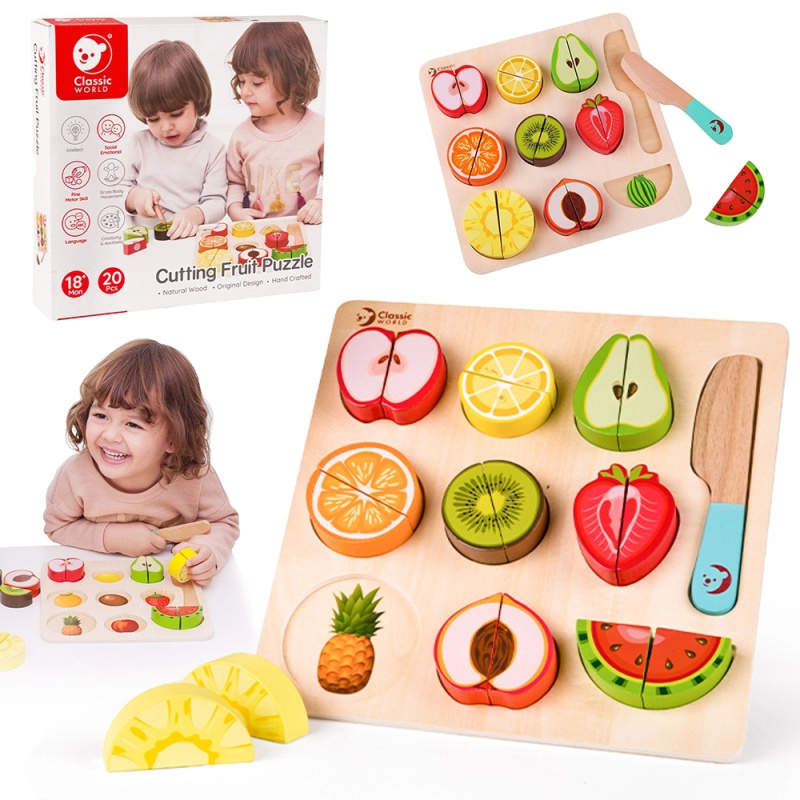 Sada na krájení ovoce Montessori Classic World